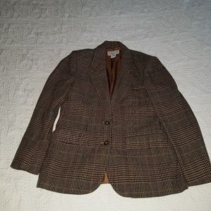 Womens Houndstooth Blazer